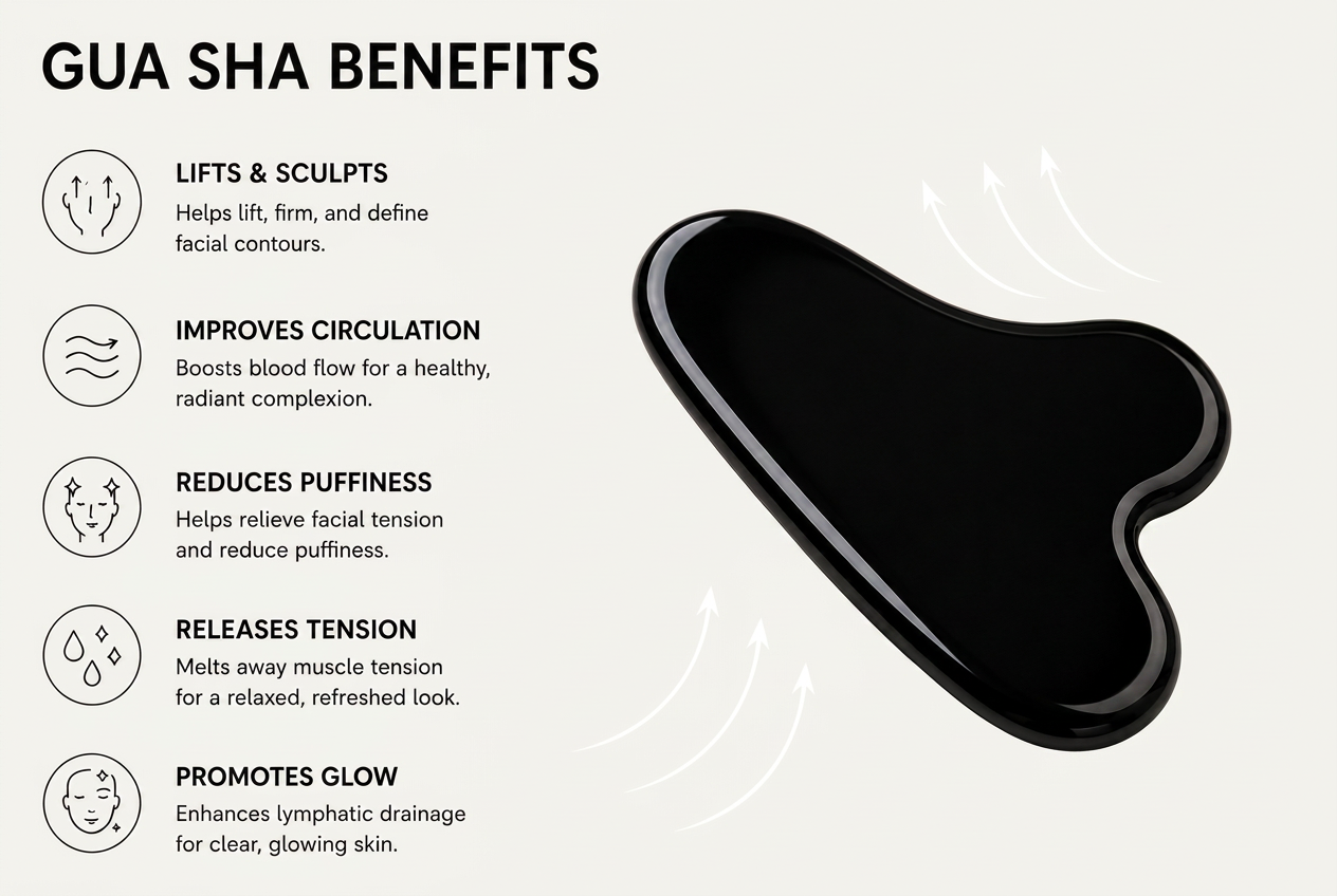 Black Obsidian Gua Sha benefits overview